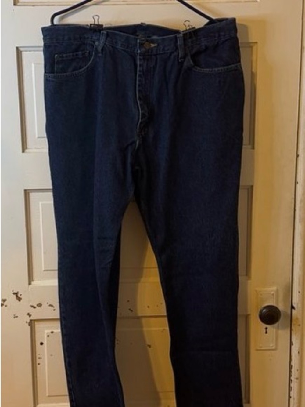 Wrangler Men's Deep Indigo Relaxed Fit Jeans